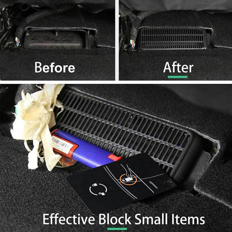 Protective Cover for Air Outlet Under Car Seat Air Conditioning Air Intake Filter, For Tesla Model 3 Horizontal Bar, For Tesla Model 3 Buckle Model