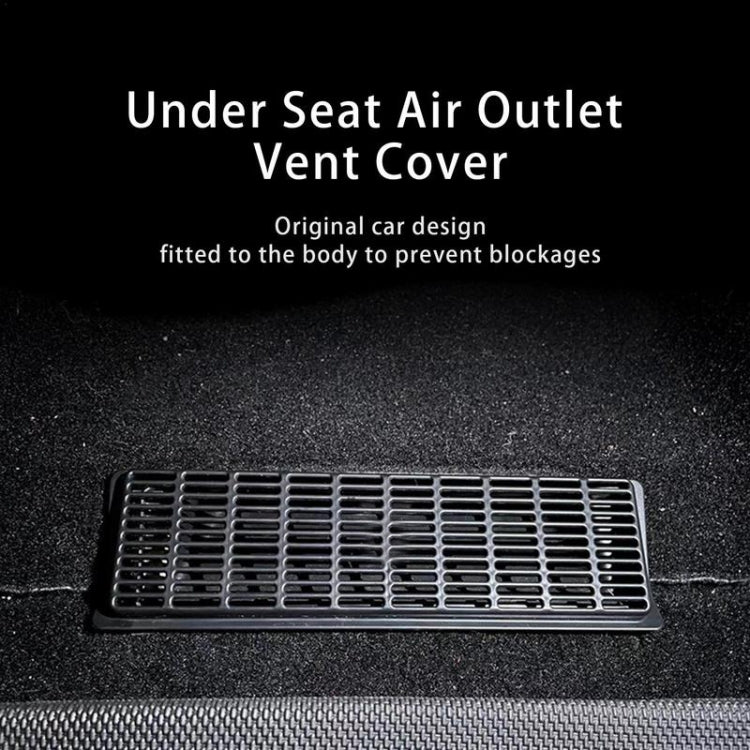 Protective Cover for Air Outlet Under Car Seat Air Conditioning Air Intake Filter, For Tesla Model 3 Horizontal Bar, For Tesla Model 3 Buckle Model