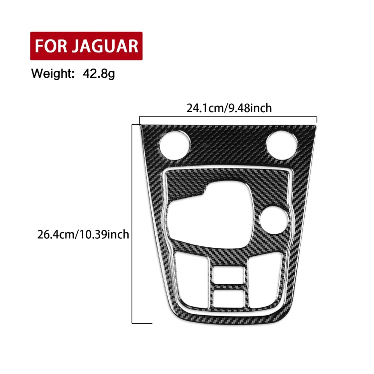 For Jaguar F-TYPE 2013+ 2pcs/ Set Panel Gear Position Decorative Sticker, Left-hand Drive, Right-hand Drive