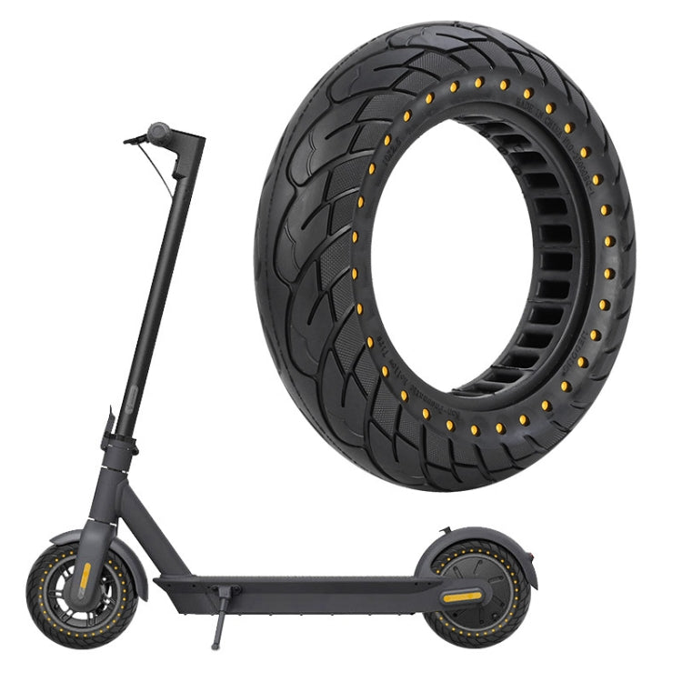 For Ninebot MAX G30 Electric Scooter 10x2.5 Inflatable Honeycomb Solid Run-flat Tire, For Ninebot MAX G30