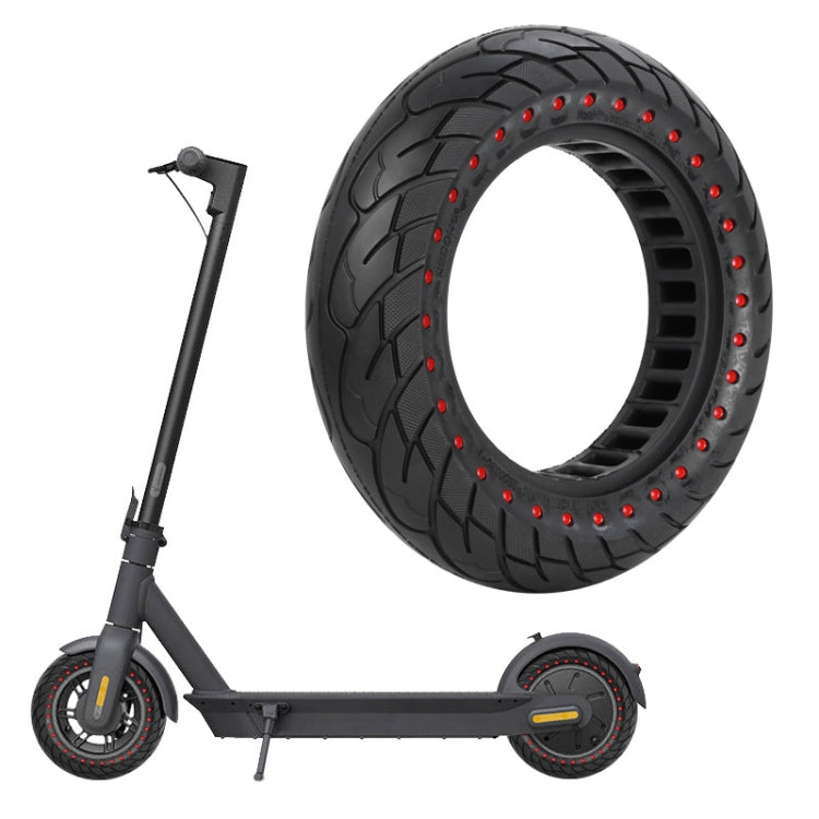 For Ninebot MAX G30 Electric Scooter 10x2.5 Inflatable Honeycomb Solid Run-flat Tire, For Ninebot MAX G30