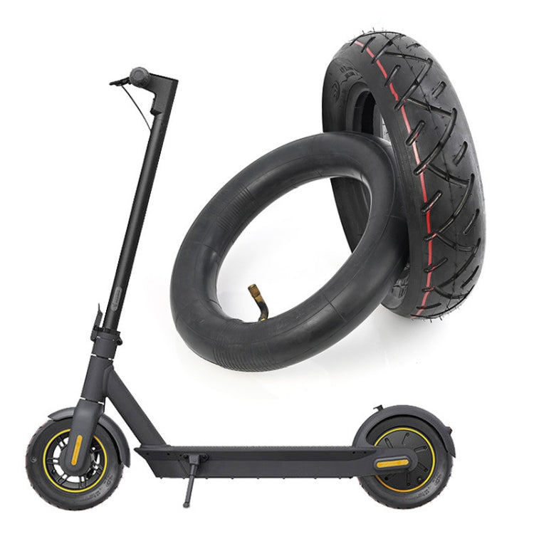 10 X 2.5 Inflatable Inner Tire + Outer Tire Kit  For Ninebot MAX G30 10-Inch Scooter, For Ninebot MAX G30