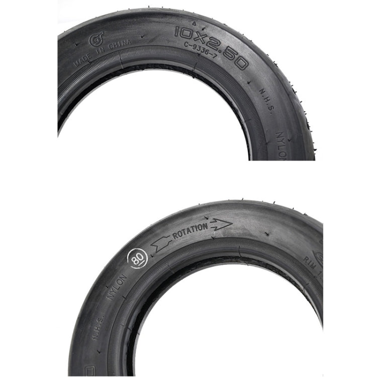 10 X 2.5 Inflatable Inner Tire + Outer Tire Kit  For Ninebot MAX G30 10-Inch Scooter, For Ninebot MAX G30