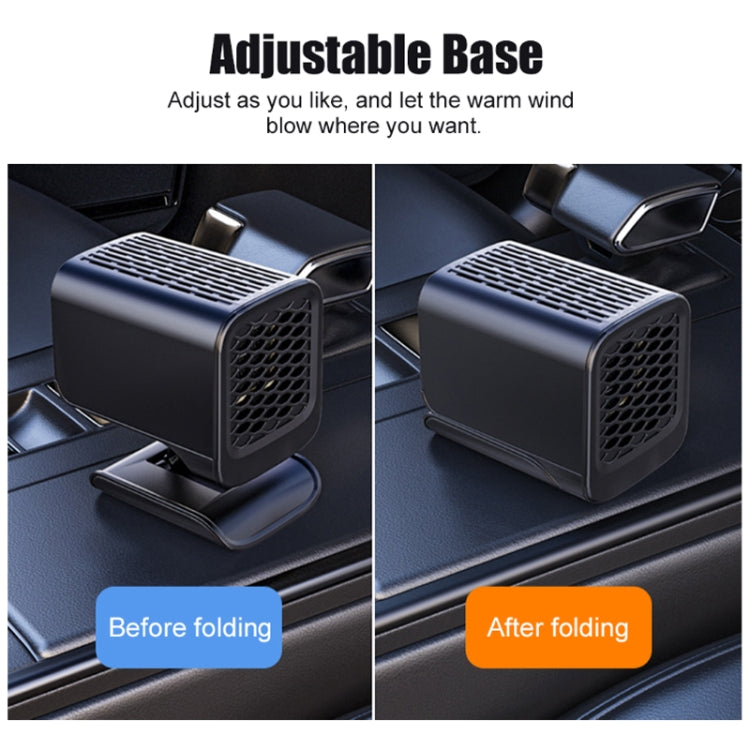 12V Car Folding Heater Winter Front Windshield Defrost Heater