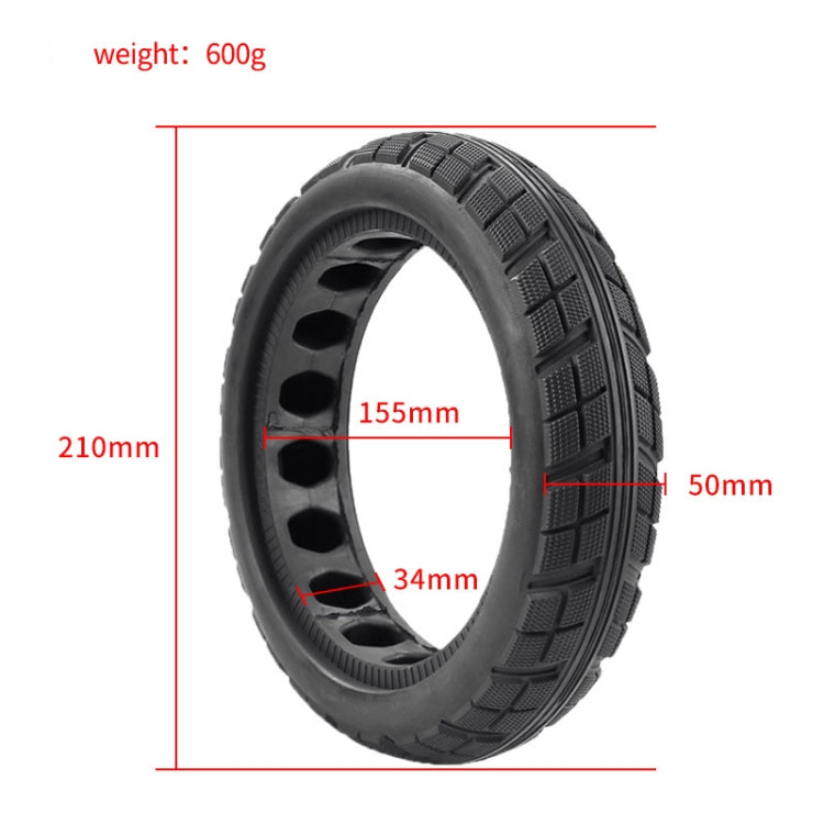 For Xiaomi M365 Series Scooter 8.5 x 2.0 Inch Honeycomb Solid Tire Inflatable Rubber Explosion-proof Tire, 8.5 x 2.0 Inch