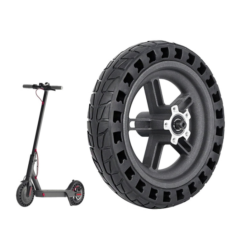 For Xiaomi M365 Electric Scooter 8.5-inch Rear Wheel  Solid Shock-absorbing Honeycomb Tire with Hub, 8.5-inch