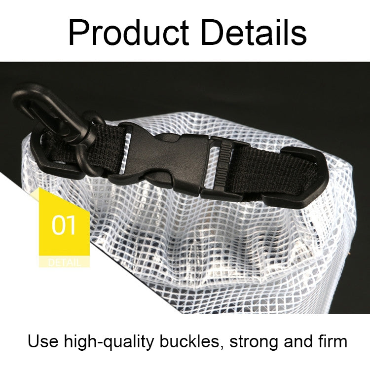 2L Outdoor Translucent Waterproof Bag Beach Rafting Swimming Bag, without Strap