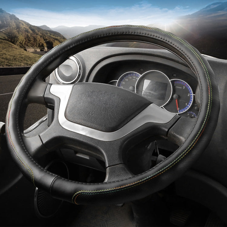 Leather Truck Steering Wheel Cover, 40cm, 42cm, 45cm, 47cm, 50cm