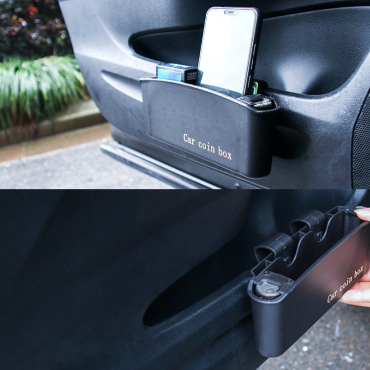 Car Door Coin Storage Box Trash Can
