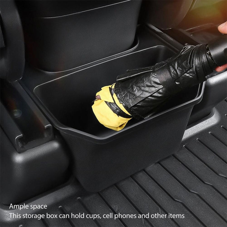 For Tesla Model Y Garbage Can Bin Accessories Rear Center Console Storage Box Organizer, Black