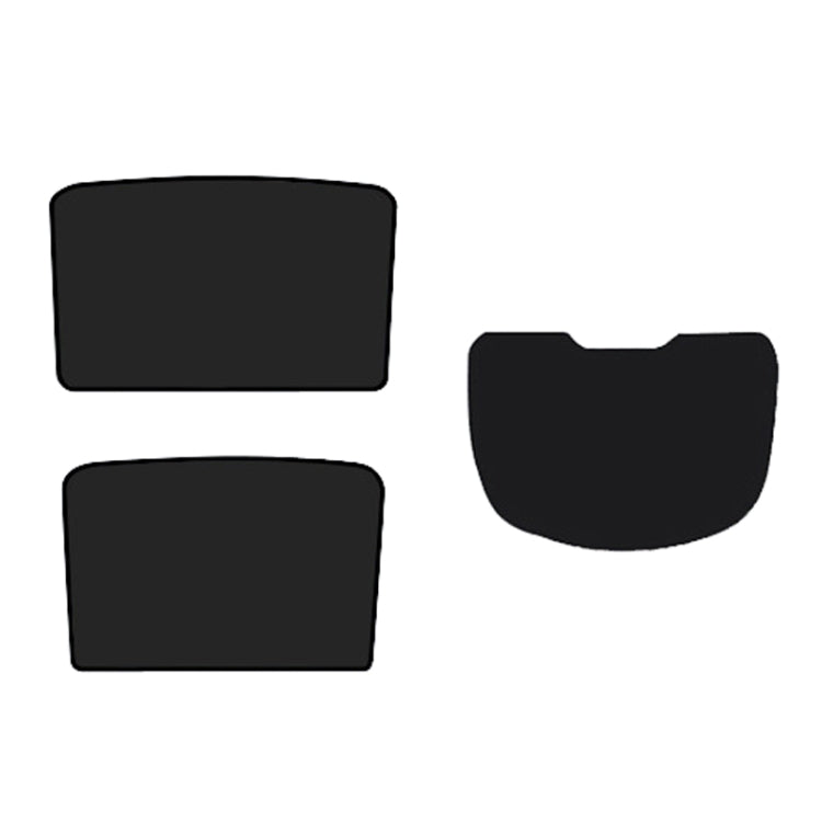 For Tesla Model Y Ice Crystal Sunshade Car Roof Front And Rear Sunroof Shade, 2pcs /Set, 3pcs /Set, 4pcs /Set, 5pcs /Set