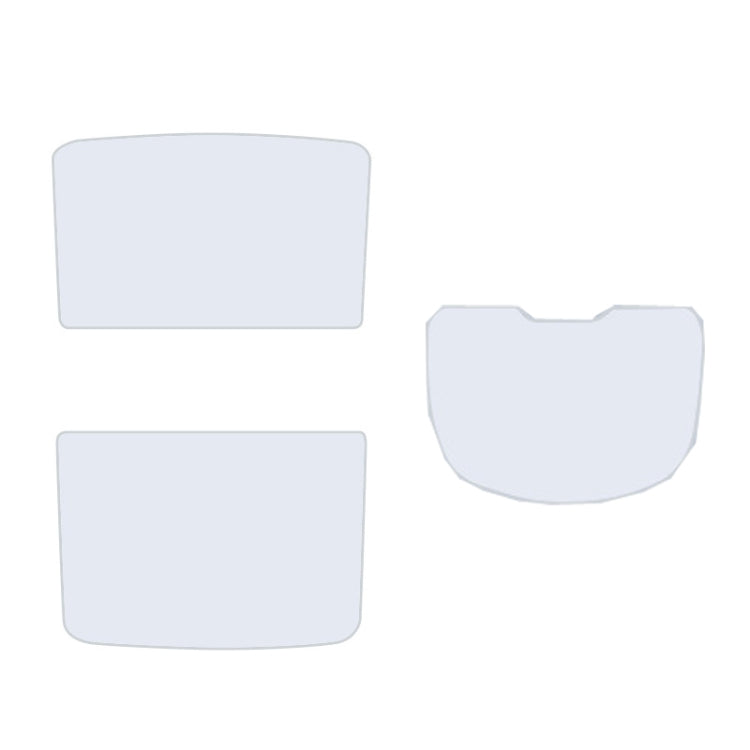 For Tesla Model Y Ice Crystal Sunshade Car Roof Front And Rear Sunroof Shade, 2pcs /Set, 3pcs /Set, 4pcs /Set, 5pcs /Set