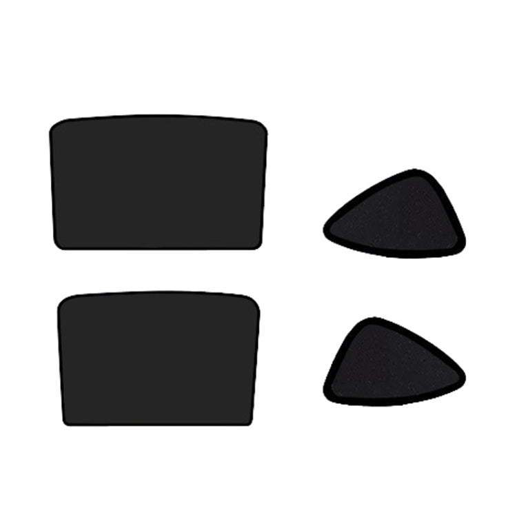 For Tesla Model Y Ice Crystal Sunshade Car Roof Front And Rear Sunroof Shade, 2pcs /Set, 3pcs /Set, 4pcs /Set, 5pcs /Set