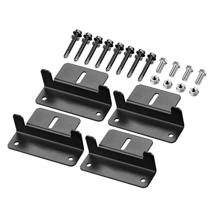 4pcs /Set Aluminum Solar Panel Mounting Bracket