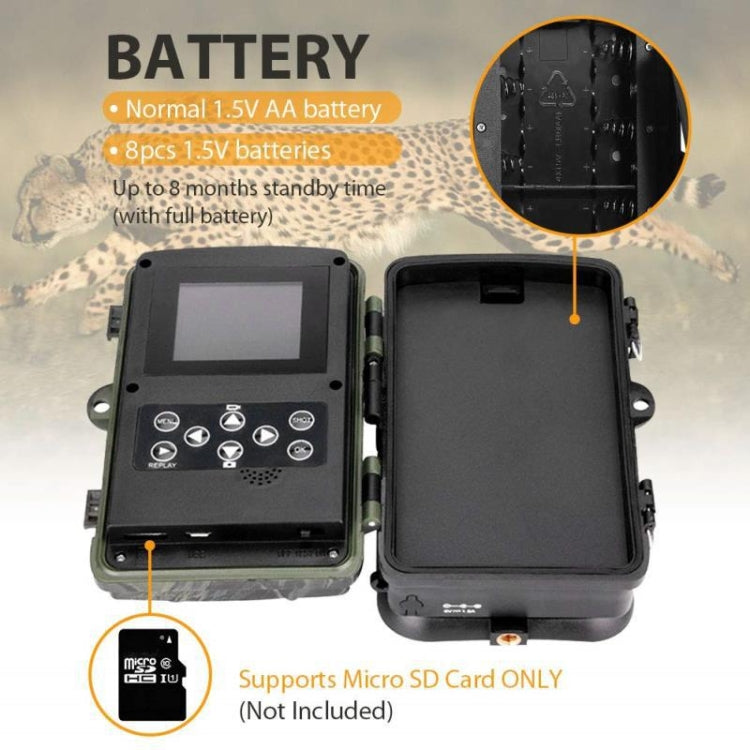 2.7K Outdoor Tracking Camera Infrared Night Vision Monitoring Hunting Camera, HC-810A