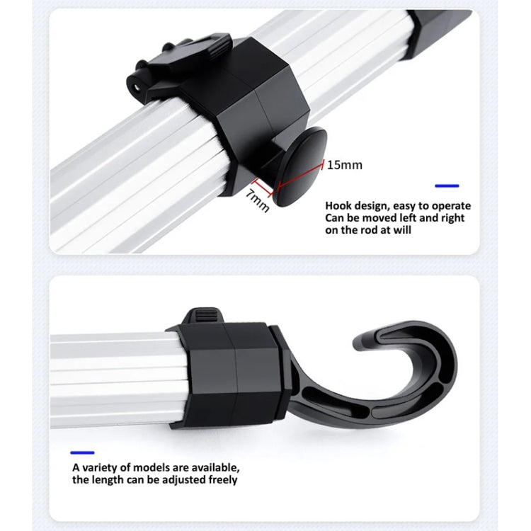Car Mobile Phone Holder Computer Holder Universal Aluminum Tube With Hook, 3 in 1