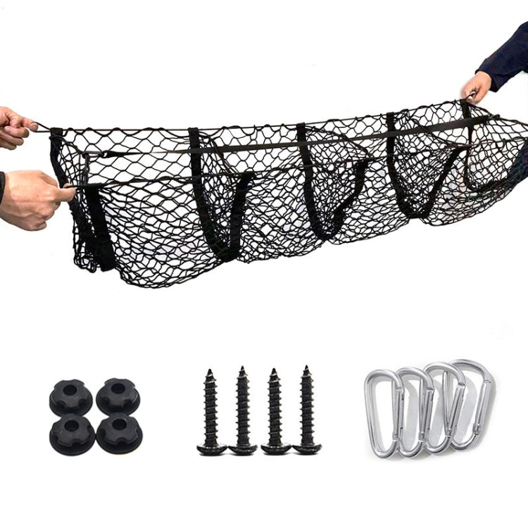 Pickup Truck Three-dimensional Net Bag Off-road Vehicle Trunk Luggage Net Bag, 90x30cm, 100x30cm, 110x30cm, 120x30cm