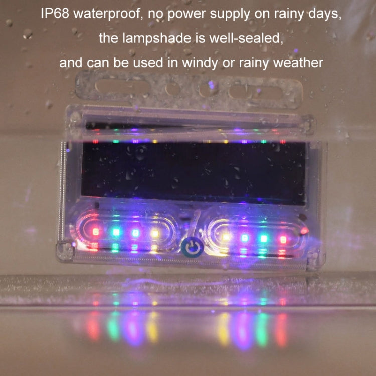 Car Solar Warning Light Anti-rear Collision LED Tail Light