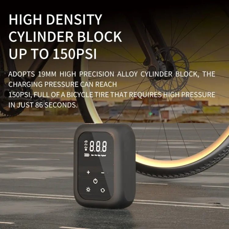 Multifunctional Portable Car Electric Wireless Tire Inflator Pump, Mechanical Button, Touch Screen Button