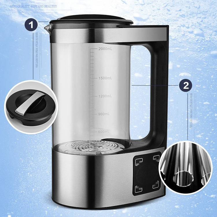 V8 2L Micro-electrolysis hydrogen-rich Water Machine Home Smart Cleaning Hydrogen-rich Kettle, US Plug, UK Plug