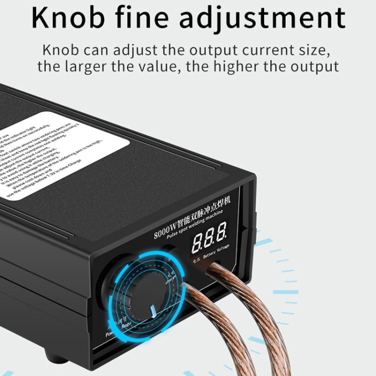 8000W High Power 18650 Battery Handheld Spot Welding Machine, Automatic Version US Plug, Automatic Version EU Plug, Footswitch Version US Plug, Footswitch Version EU Plug