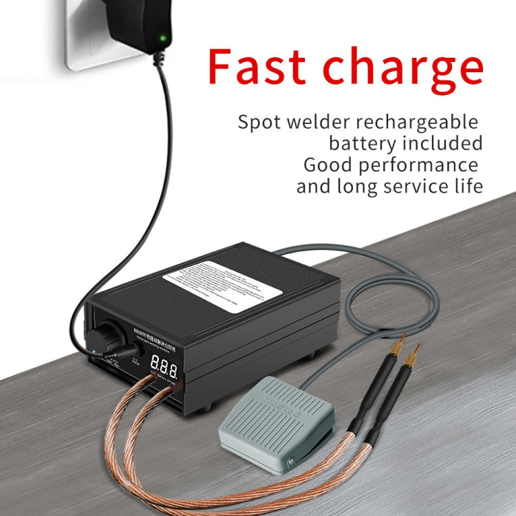 8000W High Power 18650 Battery Handheld Spot Welding Machine, Automatic Version US Plug, Automatic Version EU Plug, Footswitch Version US Plug, Footswitch Version EU Plug