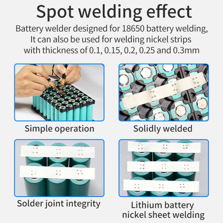 8000W High Power 18650 Battery Handheld Spot Welding Machine, Automatic Version US Plug, Automatic Version EU Plug, Footswitch Version US Plug, Footswitch Version EU Plug