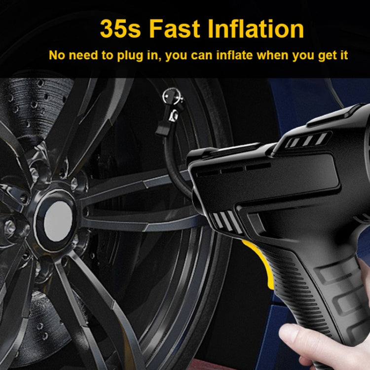 120W  Car Air Pump Compressor Tire Inflator Equipment, Wireless Digital Display, Wired Pointer Model, Wired Digital Display