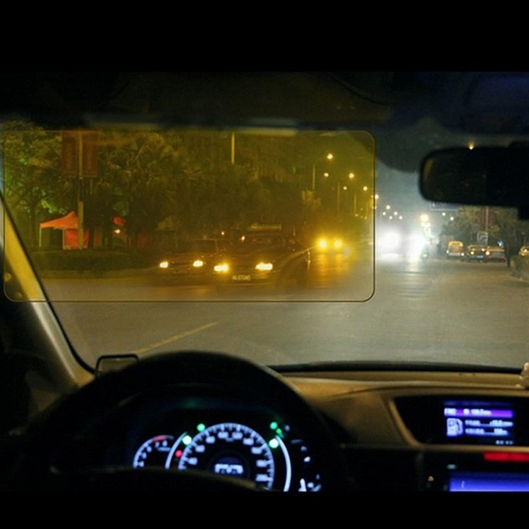 Car Anti-glare Mirror Day and Night Use Car Sun Visor, 2 in 1 Use