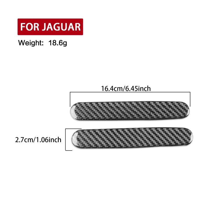 For Jaguar F-TYPE 2013+ Universal Exterior Door Handle Sticker For Left And Right Drive