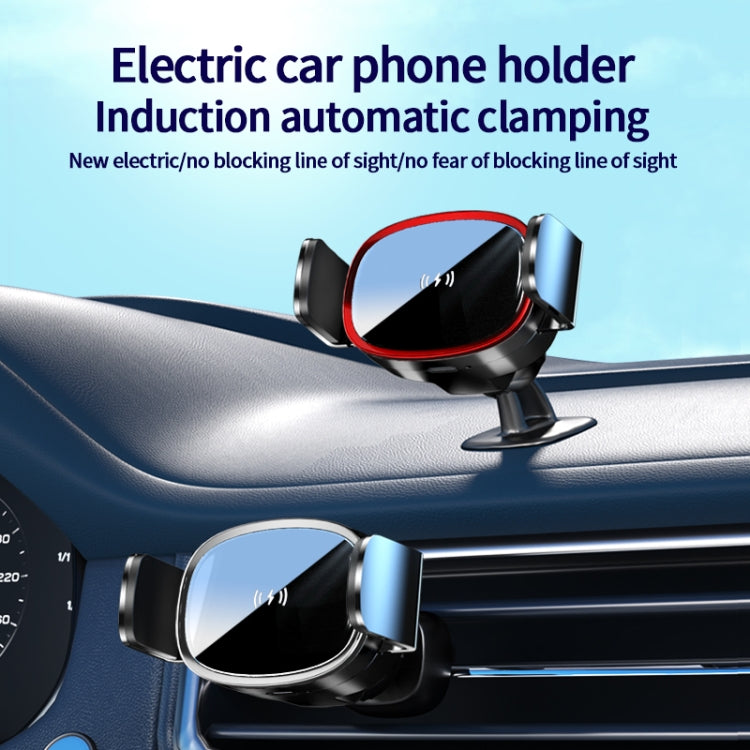 15W Car Wireless Charging Bracket Auto Induction Electric Navigation Bracket