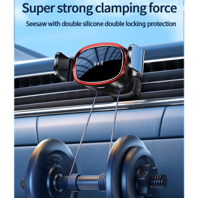 15W Car Wireless Charging Bracket Auto Induction Electric Navigation Bracket