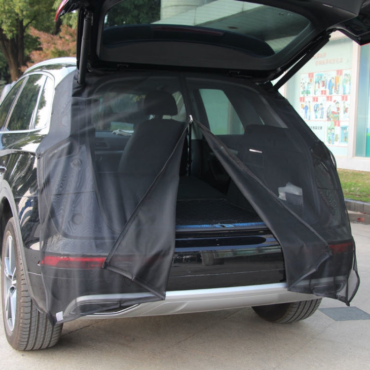 Car Tailgate Anti-Mosquito And Insect Screens Trunk Magnetic Sunscreen Mosquito Net, S 144 x 150cm, M 156 x 150cm, L 162 x 150cm, XL 174 x 150cm