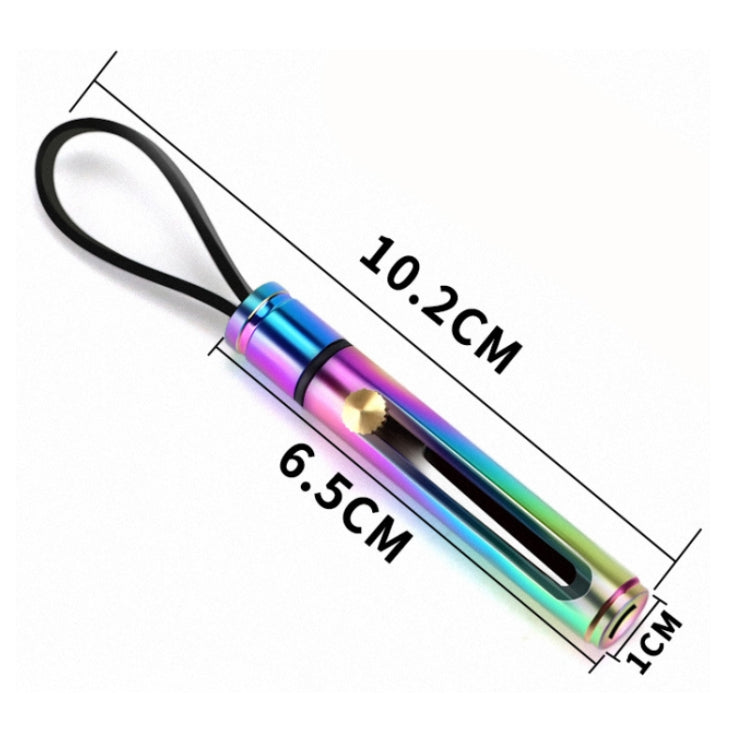 Mini Outdoor Portable Multi-functional Detachable Express Keychain, Black, Silver, Golden