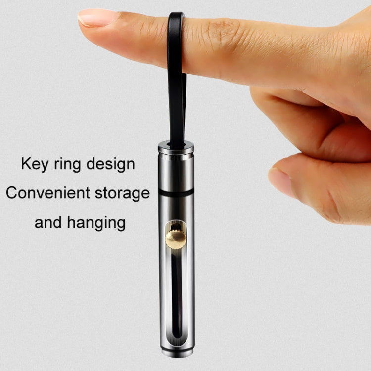 Mini Outdoor Portable Multi-functional Detachable Express Keychain, Black, Silver, Golden