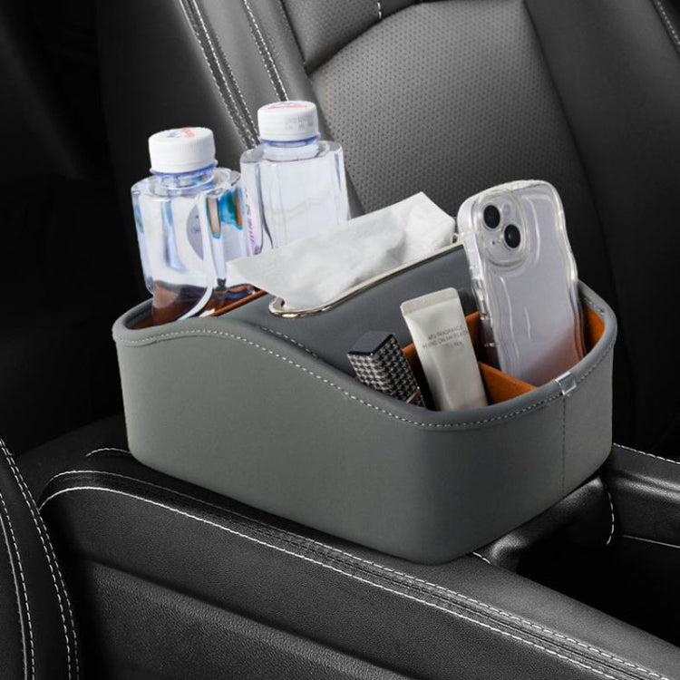 Cat Supplies Leather Storage Box Car Split Paper Tissue Box, Classic Black
