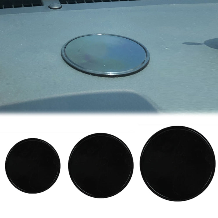 10pcs Vehicle Round Strong Sticky Non-slip PU Mat, 8cm