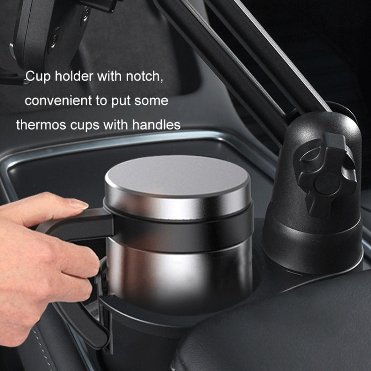 Car Centre Navigation Mobile Phone Holder 360 Rotating Water Cup Holder, Small, Large