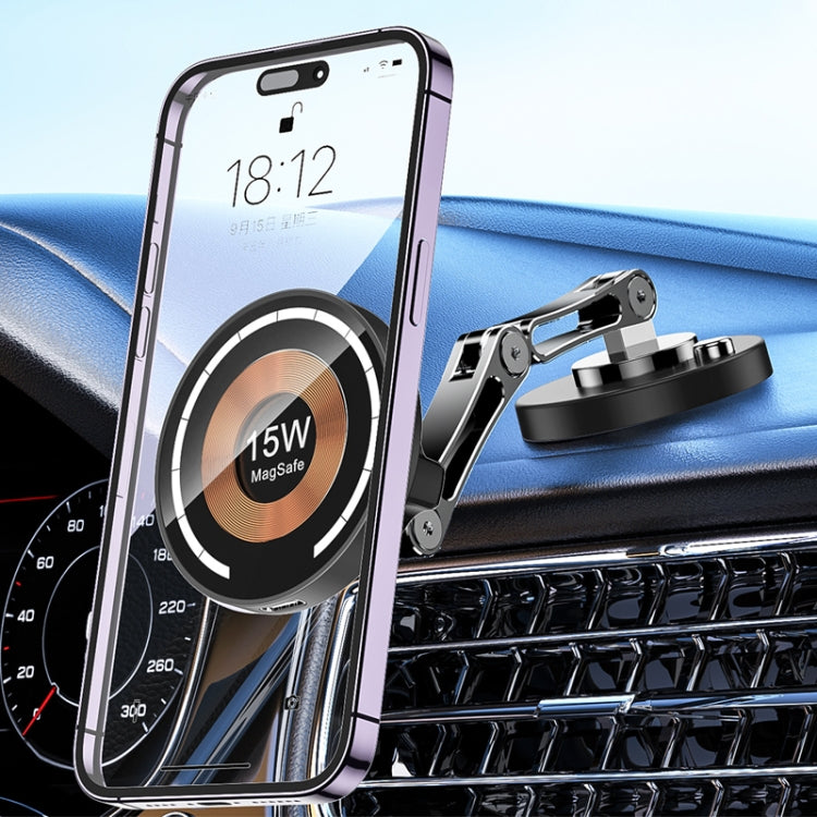 Magsafe Magnetic Mobile Phone Navigation Rotating Bracket, Without Wireless Charging, With Wireless Charging