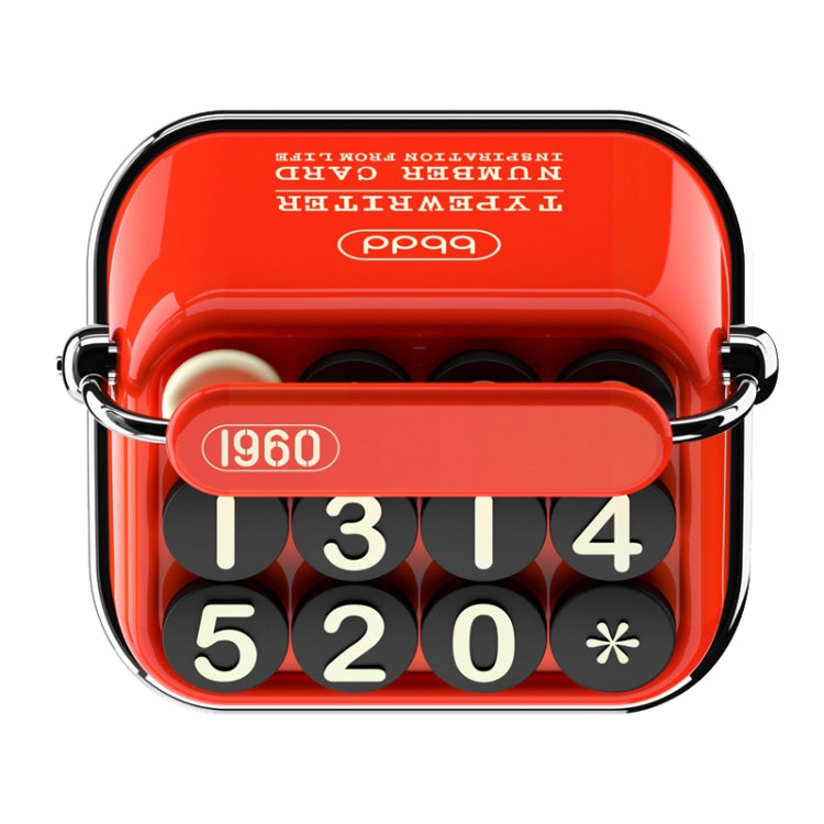Bbdd Vintage Typewriter Temporary Parking License Plate Car Moving Phone Number Plaque