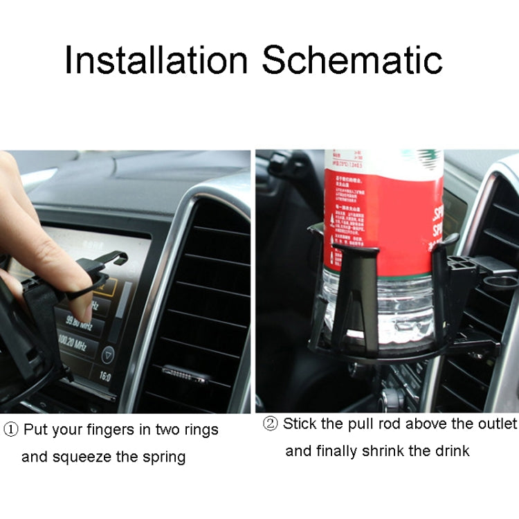Car Air Vent Drink Holder Car Multifunctional Water Cup Racks, LW-170