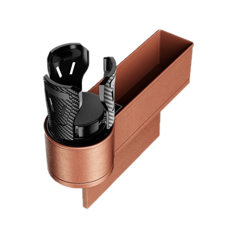 Car Seat Gap Storage Box Car Water Cup Holder Ashtray, Left Black Red, Left Carbon Fiber, Left Brown, Left Beige, Left Black, Right Black Red, Right Carbon Fiber, Right Brown, Right Beige, Right Black