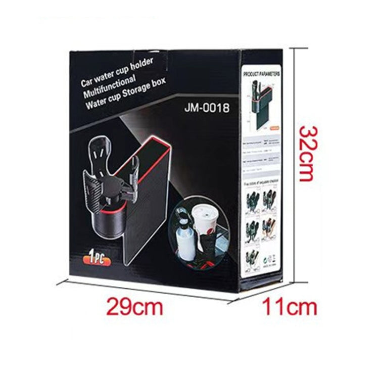 Car Seat Gap Storage Box Car Water Cup Holder Ashtray, Left Black Red, Left Carbon Fiber, Left Brown, Left Beige, Left Black, Right Black Red, Right Carbon Fiber, Right Brown, Right Beige, Right Black