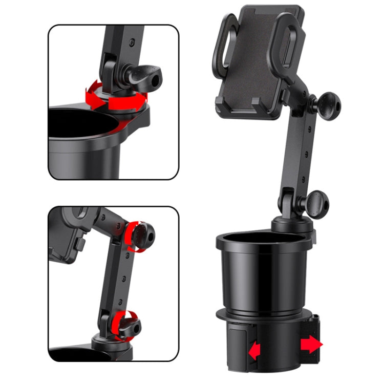 2 in 1 Car Mobile Phone Holder Multifunctional Water Cup Beverage Holder