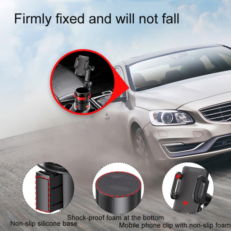 2 in 1 Car Mobile Phone Holder Multifunctional Water Cup Beverage Holder
