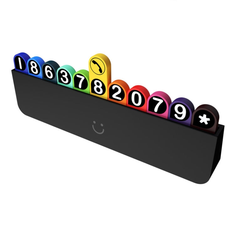 bbdd Temporary Parking License Plate Concealable Car Removal Number Plate, Rainbow Edition, Pure Edition, Piano Edition