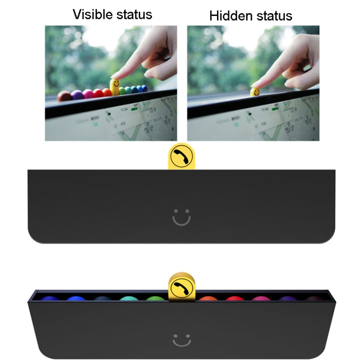 bbdd Temporary Parking License Plate Concealable Car Removal Number Plate, Rainbow Edition, Pure Edition, Piano Edition