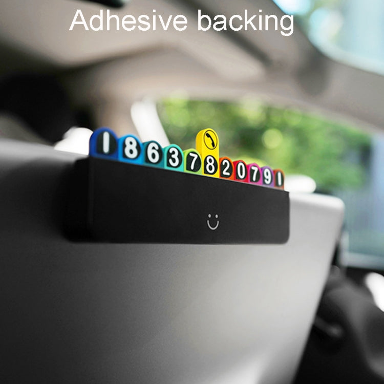 bbdd Temporary Parking License Plate Concealable Car Removal Number Plate, Rainbow Edition, Pure Edition, Piano Edition