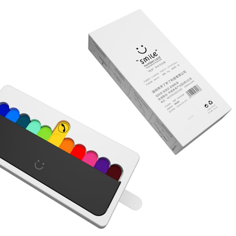 bbdd Temporary Parking License Plate Concealable Car Removal Number Plate, Rainbow Edition, Pure Edition, Piano Edition