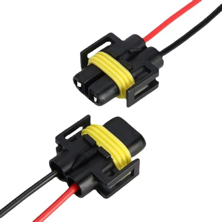 Car Headlight Socket Light Holder Plug With Cable, 1pair For 9005, 1pair For 9006, 1pair For H11 / H8 / 881